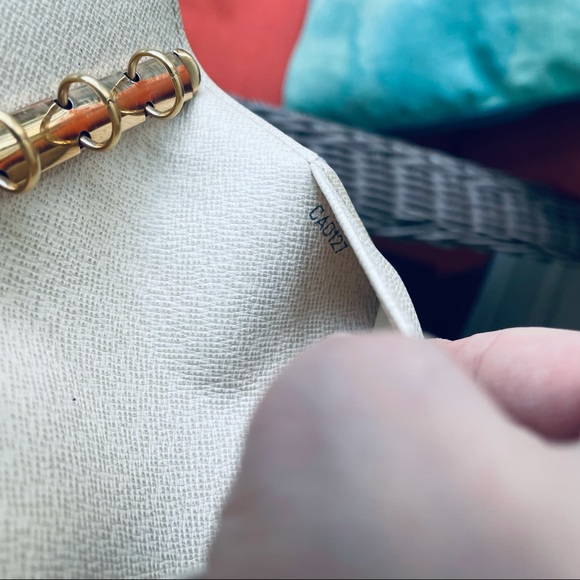 ❤️SOLD❤️ 2017 Louis Vuitton Damier Azure Small Agenda Notebook PM - Picture 8 of 9